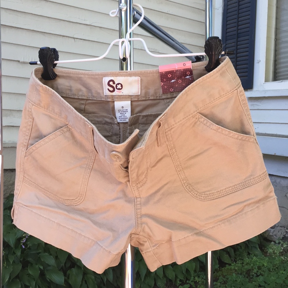 NWT So tan shorts size 0
